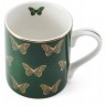 Кружка фарфоровая Butterflies Mikasa GREEN 280 мл MKCANBFLIES