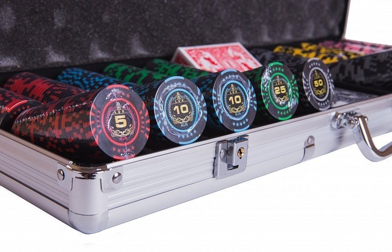 Набор для покера Lux на 500 фишек (33252)