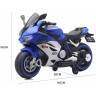 Детский электромотоцикл Ducati (12V, EVA, ручка газа, спидометр) (FT-921-BLUE-WHITE)