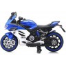 Детский электромотоцикл Ducati (12V, EVA, ручка газа, спидометр) (FT-921-BLUE-WHITE)