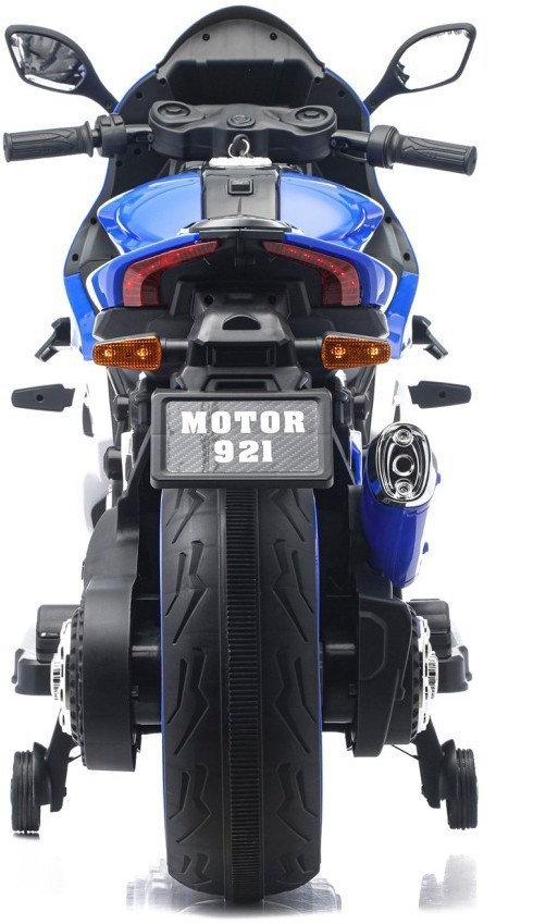 Детский электромотоцикл Ducati (12V, EVA, ручка газа, спидометр) (FT-921-BLUE-WHITE)