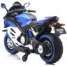 Детский электромотоцикл Ducati (12V, EVA, ручка газа, спидометр) (FT-921-BLUE-WHITE)