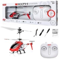 Радиоуправляемый вертолет Syma S107H RED 2.4G с функцией зависания - S107H