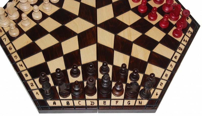 Шахматы "На троих" большие, Madon (32303)