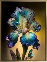 Картина Ирис с кристаллами Swarovski (3068)