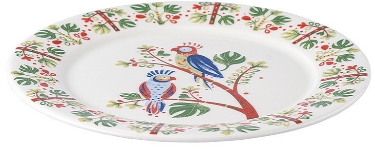 Набор тарелок parrot из коллекции birds of paradise в подарочной упаковке, D21 см, 2 шт. (77599)