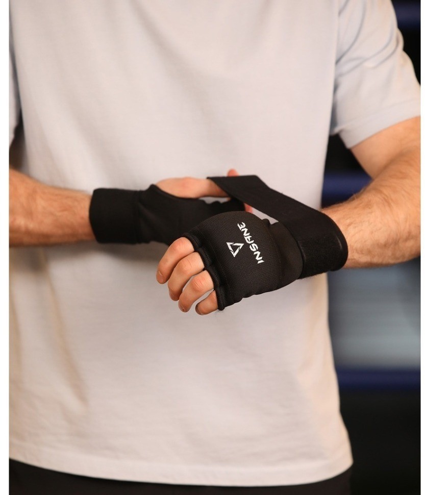 Перчатки внутренние для бокса DASH, полиэстер/спандекс, черный, S (2108460)