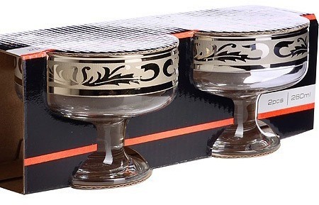 Набор 2-х креманок d=100 "Богемия" (х8) " (MS41016-01)