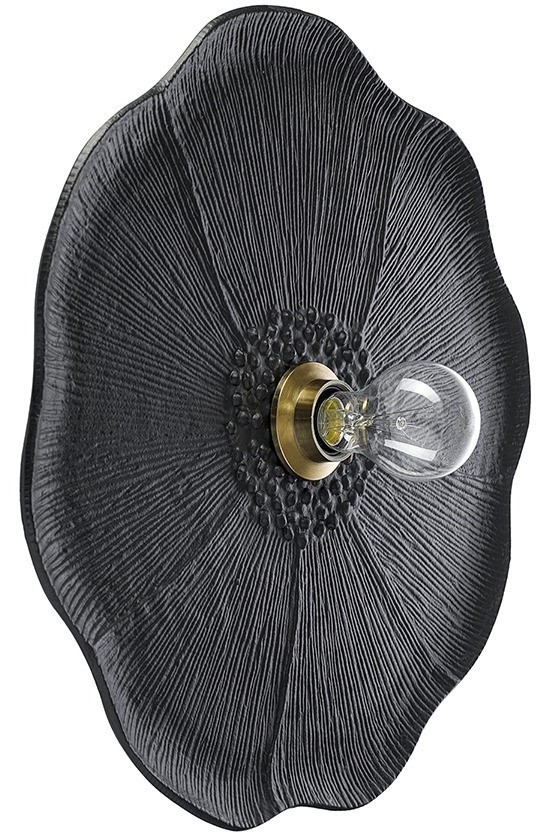 Светильник настенный wildflower, D46 см, черный (76511)