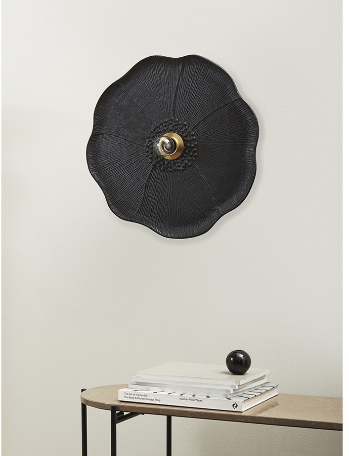 Светильник настенный wildflower, D46 см, черный (76511)