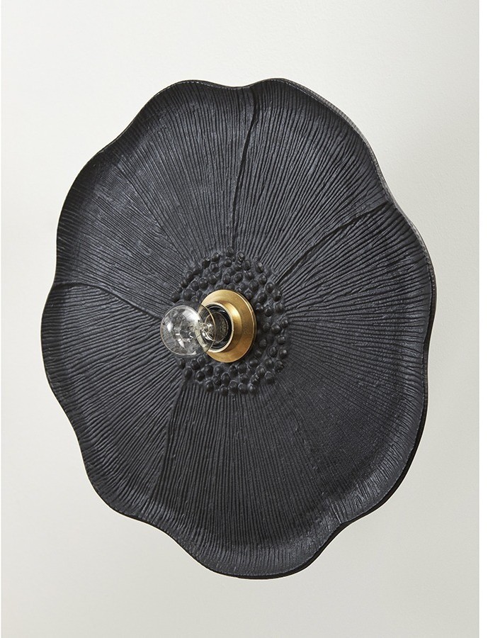 Светильник настенный wildflower, D46 см, черный (76511)