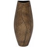 Кашпо коричневое с золотом d22*54см (TT-00011761)
