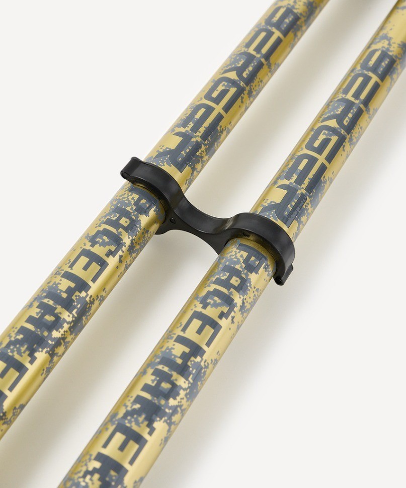 Треккинговые палки Berger Travel Pacemaker, 65-135 см, 3-секционные, светло-серый/лайм (2119448)