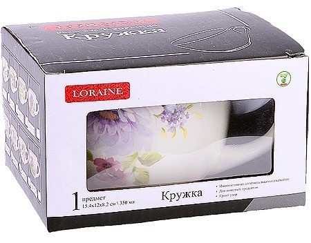 Кружка-супница 550 мл доломит Очарование LORAINE (60231)
