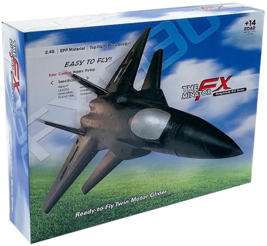 Радиоуправляемый самолет Fei Xiong J-20 RTF 2.4G (FX830-GREY)