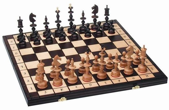 Шахматы "Старая Польша" (Польша, дерево, 58х29х7см), Madon (31136)