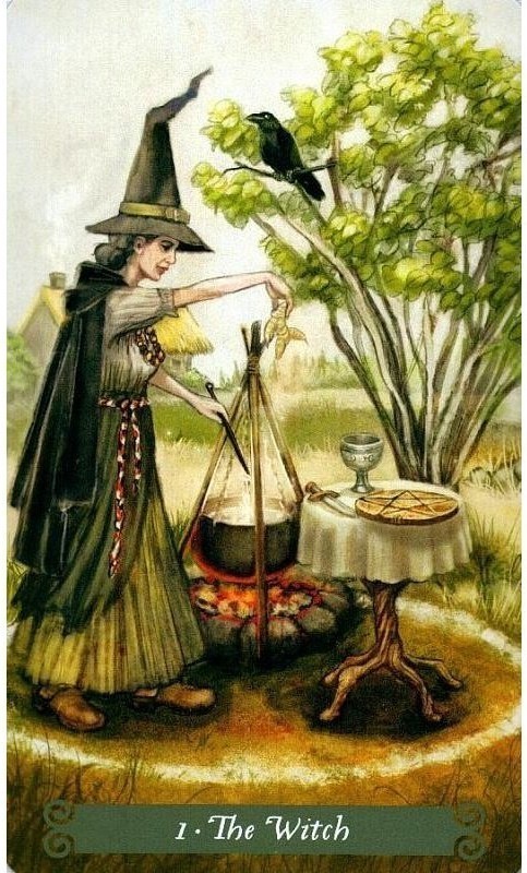 Карты Таро "Green Witch Tarot" Llewellyn / Набор Таро Зелёной Ведьмы (33553)