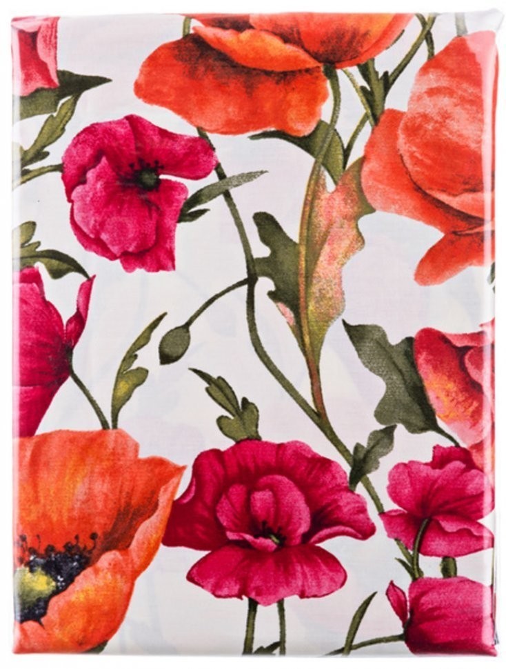 Пододеяльник 2-хсп  "маки" ,175х215, 100% хлопок, сатин. SANTALINO (984-206)