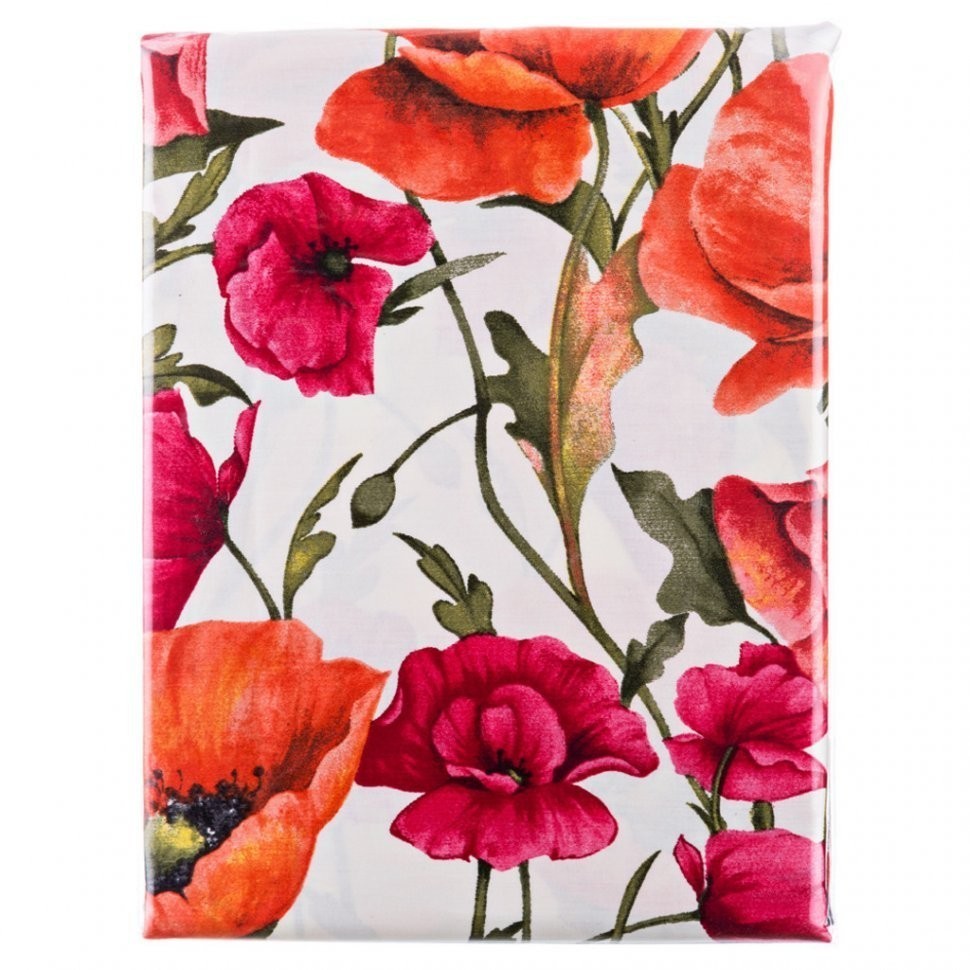 Пододеяльник 2-хсп  "маки" ,175х215, 100% хлопок, сатин. SANTALINO (984-206)