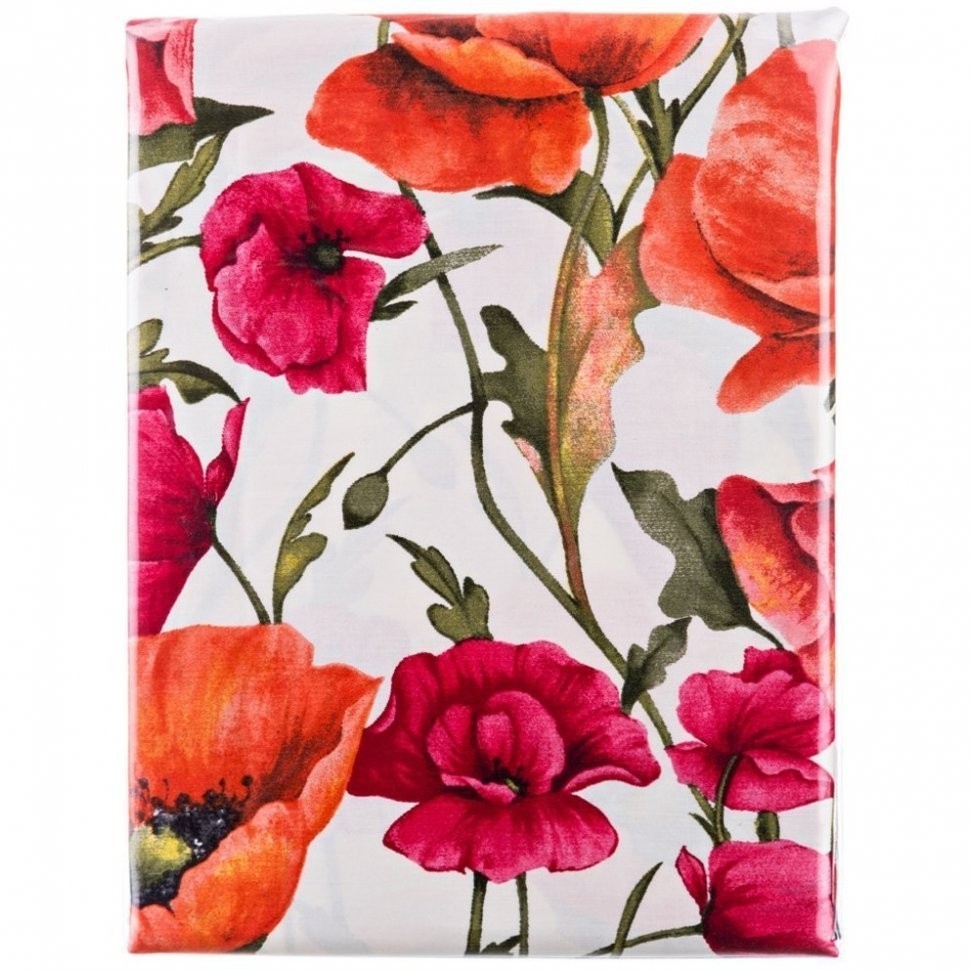 Пододеяльник 2-хсп  "маки" ,175х215, 100% хлопок, сатин. SANTALINO (984-206)