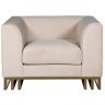 Кресло Lucerne велюр бежевое 110*86*75см (TT-00012025)