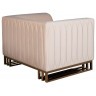 Кресло Lucerne велюр бежевое 110*86*75см (TT-00012025)