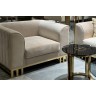 Кресло Lucerne велюр бежевое 110*86*75см (TT-00012025)