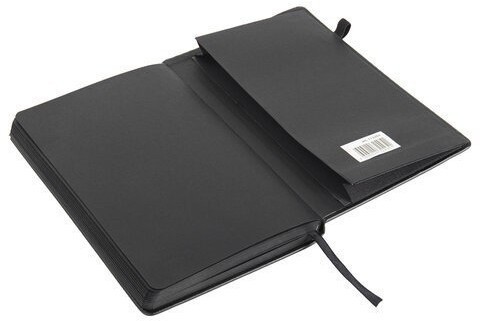 Скетчбук 130х210 мм Brauberg Art Classic 80 листов 140 г/м2 черная бумага 113203 (2) (85461)