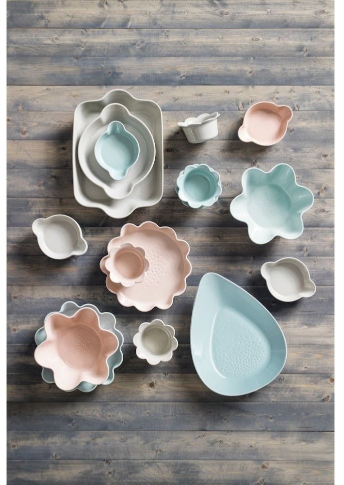 SagaForm Набор 2-х порционных блюд для запекания Round Piccadilly голубой, 230 мл 5017323