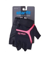 Перчатки для фитнеса WG-103, черный/малиновый (1525996)