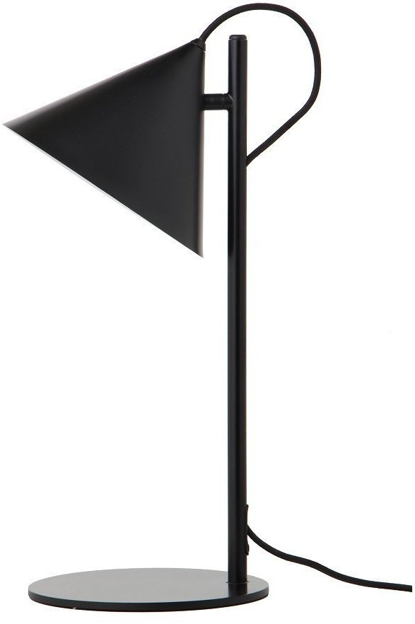 Лампа настольная benjamin, 20х23х47 см, черная матовая, черный шнур (67892)