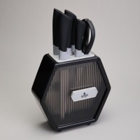 Набор ножей agness  на пластиковой подставке, 7 предметов (911-778)