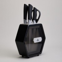 Набор ножей agness  на пластиковой подставке, 7 предметов (911-778)