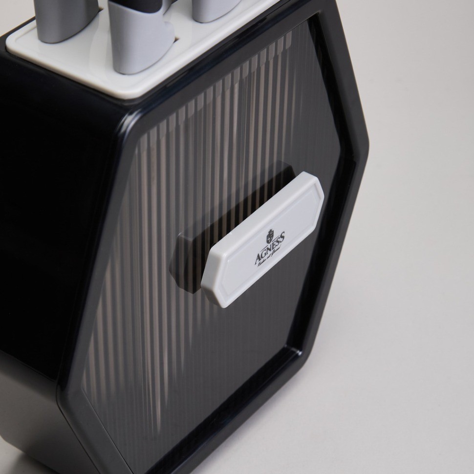 Набор ножей agness  на пластиковой подставке, 7 предметов (911-778)