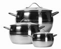 Набор кастрюль с крышками 3 шт ZIGEN (519)