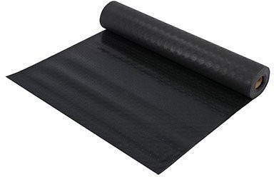 Противоскользящий коврик ПВХ Vortex Пятачки 2,4 мм 0,9х10 м черный 22167 (63326)