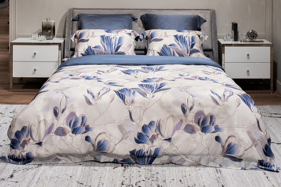 Пододеяльник АРТ Магнолия принт тенсель 145*210 (TT-00012241)