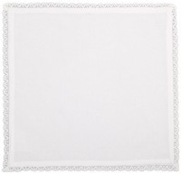 Набор салфеток 40*40 см 6 шт. цвет: белый 100% хлопок SANTALINO (D-828-146)