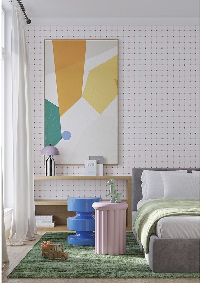 Столик приставной ingvild, D36 см, синий (76312)