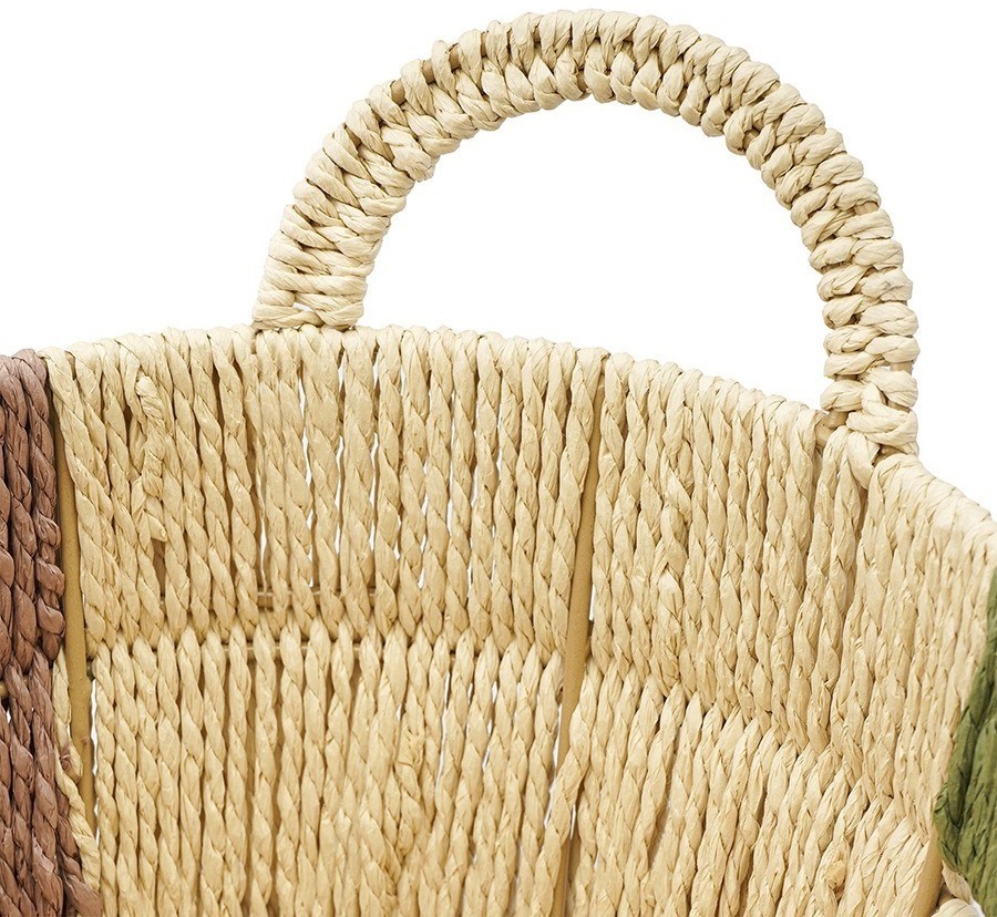 Корзина плетеная овальная bodhran nature из коллекции ethnic, размер m (77232)