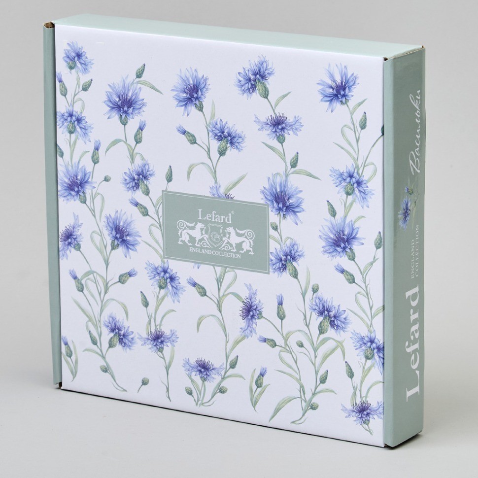 Набор розеток lefard "васильки" 4 шт. 10 см (760-836)