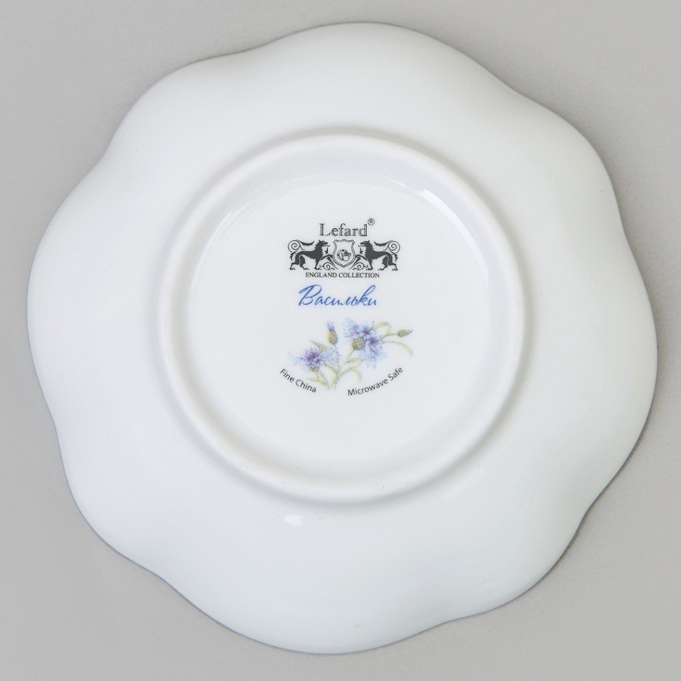 Набор розеток lefard "васильки" 4 шт. 10 см (760-836)