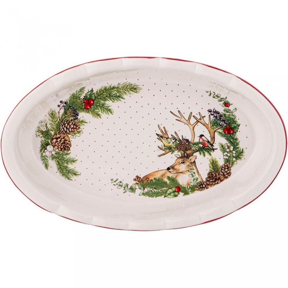 Блюдо-шубница 28*17*5 см. Agness (358-1936)