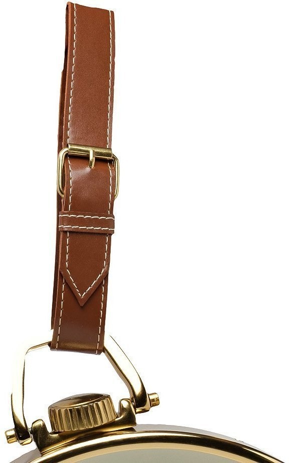 Часы настенные на подвесе  цвет золото d36, H65см (TT-00005649)