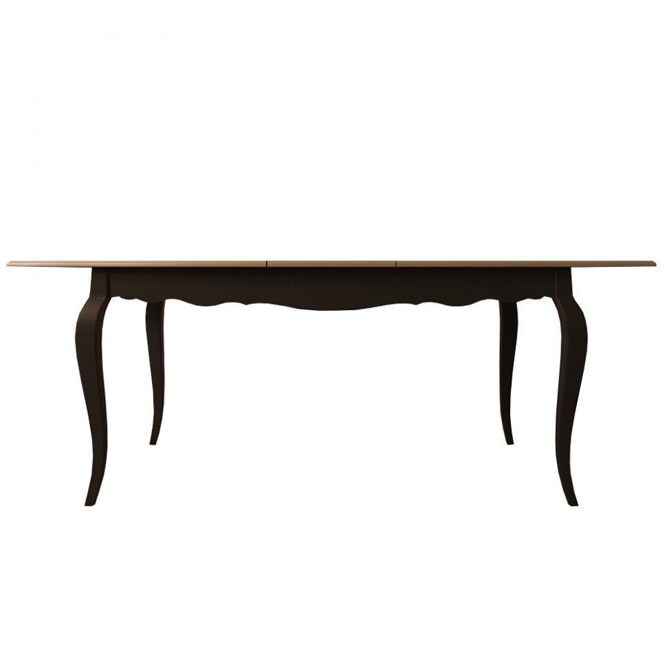 Раскладывающийся обеденный стол Leontina Black арт ST9338BLK-ET