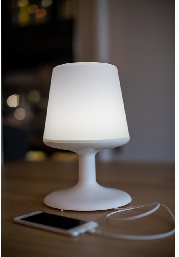 Лампа настольная light to go, organic, темно-серая (68348)