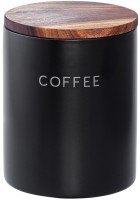 Банка керамическая для хранения кофе, 650 мл, черная (78749)