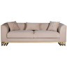 Диван Lucerne трехместный велюр бежевый 230*86*75см (TT-00012026)