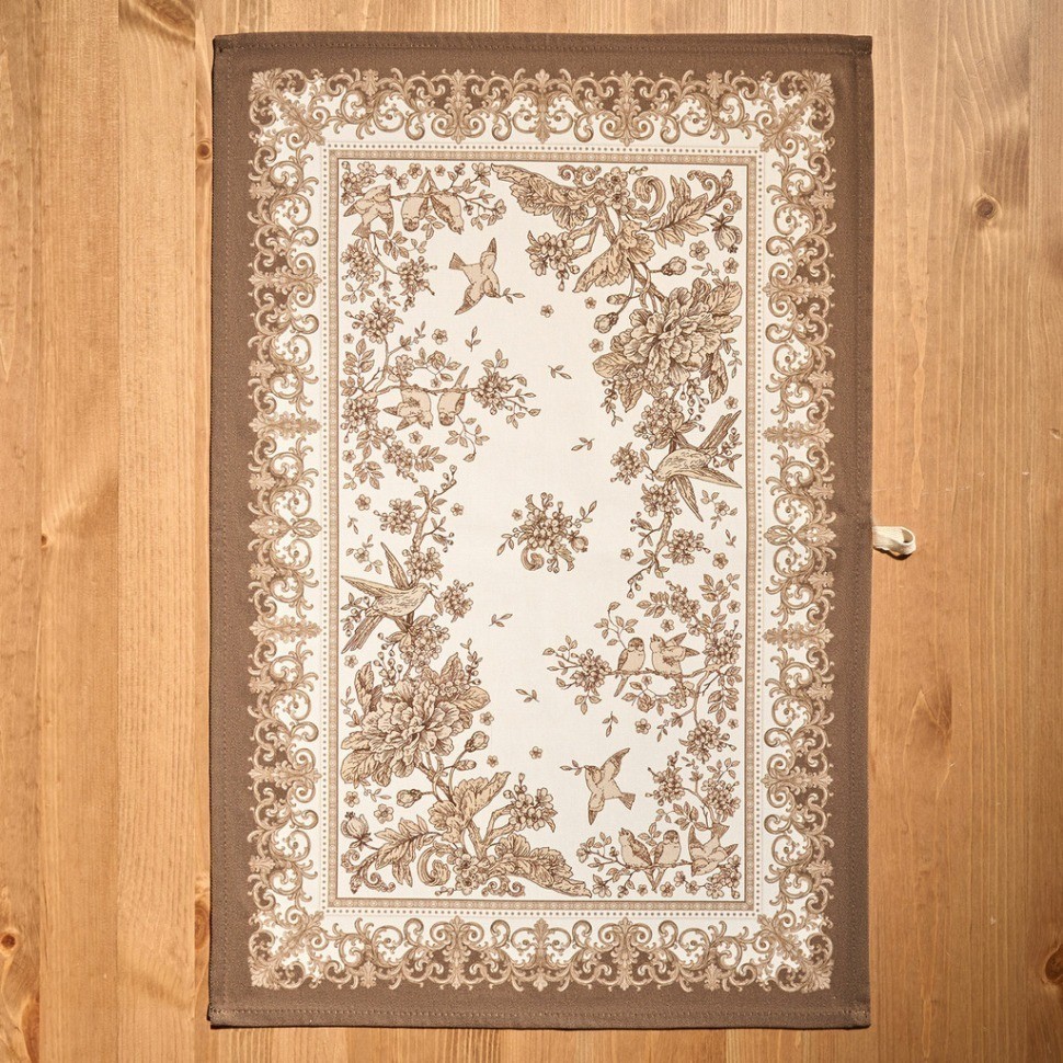 Набор полотенец из 2х шт "royal garden",белый ,40х60см твил,100% хлопок, Lefard (850-754-6)