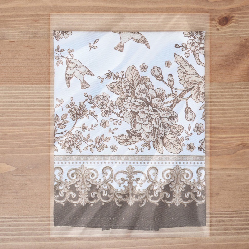 Набор полотенец из 2х шт "royal garden",белый ,40х60см твил,100% хлопок, Lefard (850-754-6)